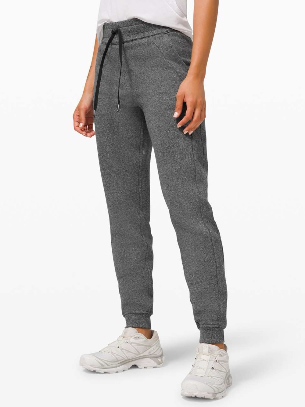 Lululemon Scuba Jogger Pants Heathered Speckled Black Sweatpants